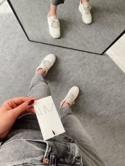 Zra Etiketli Antrasit Boyfit Jean
