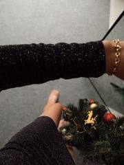 Simli Kumaş Etek Bluz Takım