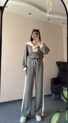 Oysh Modal Kumaş Haki Eşofman Takımı
