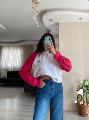 Primrk Polarlı Oversize Sweatshirt