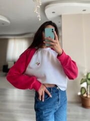 Primrk Polarlı Oversize Sweatshirt