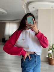 Primrk Polarlı Oversize Sweatshirt