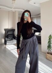 Antrasit Modal Palazzo Eşofman