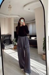 Antrasit Modal Palazzo Eşofman