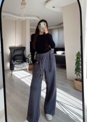 Antrasit Modal Palazzo Eşofman