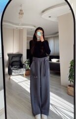 Antrasit Modal Palazzo Eşofman