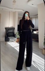 Siyah Modal Palazzo Eşofman