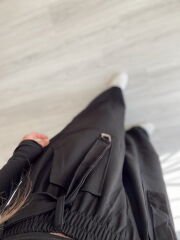 Siyah Modal Palazzo Eşofman